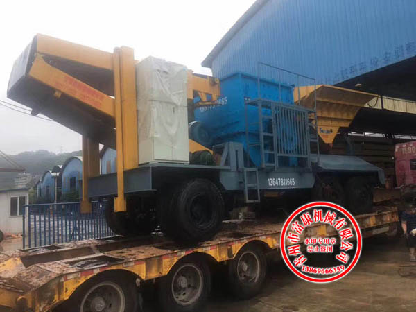 車載輪式移動破碎站